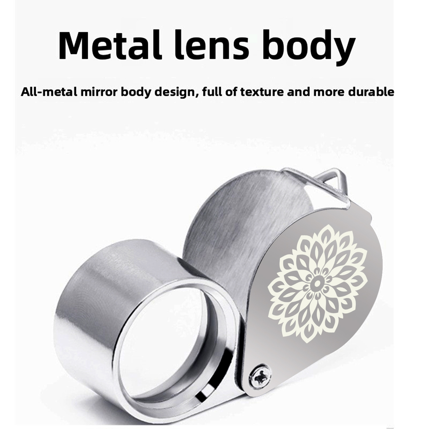 Crystal Star Cluster Pocket Jewelry Loupe Magnifying Glass
